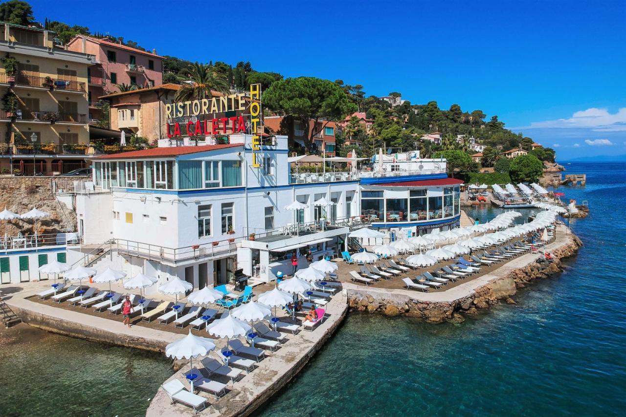 Hotel La Caletta Порто Санто Стефано Екстериор снимка