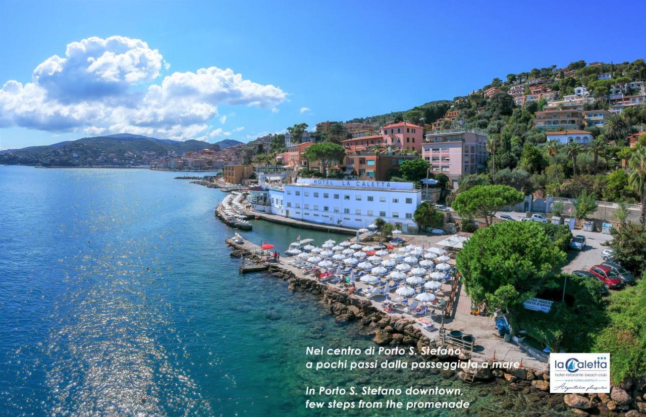 Hotel La Caletta Порто Санто Стефано Екстериор снимка